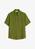 Blouse met borstzak en korte mouwen, bonprix