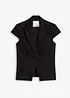 Blazer van katoen-satijn met korte mouwen, bonprix