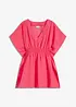 Transparante strandtuniek met V-hals, bonprix