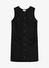 Jurk met decoratieve knopen, bonprix