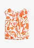 Korte blousetop van soepele viscose, bonprix