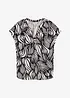 Henley shirt van een zachte viscosemix, bonprix