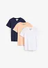 T-shirt van biologisch katoen (set van 3), bonprix