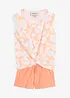 Top en korte broek van een katoenmix (2-dlg. set), bonprix