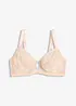 Minimizer bh met beugel en 2-kleurig lurex kant, bonprix
