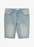Stretch jeans bermuda met verstevigd kruis, regular fit, bonprix