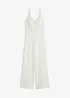 Jumpsuit met kant en spaghettibandjes, bonprix