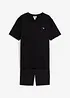 T-shirt en shirt bermuda (2-dlg. set) van biologisch katoen, bonprix
