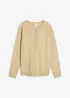 Gebreid vest met ronde hals, bonprix
