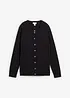 Gebreid vest met ronde hals, bonprix