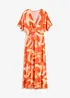 Maxi jurk met batikprint in een zachte viscosemix, bonprix