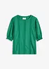 Shirt met broderie anglaise en volants, bonprix
