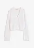 Kort vest in gehaakte look, bonprix