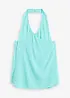 Blousetop met halternek van gestructureerde viscose, bonprix
