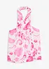 Blousetop met halternek van gestructureerde viscose, bonprix