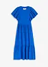 Jersey jurk met broderie anglaise van een zachte viscosemix, bonprix