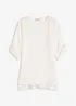 Tuniek met structuur en kanten band, bonprix