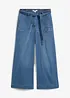 Wijde jeans, high waist, cropped, bonprix
