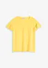 Shirt met volants op de mouwen, bonprix