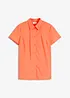 Popeline blouse met korte mouwen, bonprix