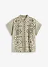 Oversized shirt met paisley motief, bonprix