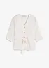 Blouse met ceintuur, bonprix