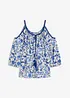 Shirt met kant van een zachte viscosemix, bonprix