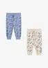 Baby shirtbroek (set van 2) van biologisch katoen, bonprix