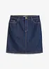 Spijkerrok mid waist, low stretch, bonprix