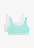 Bralette met biologisch katoen (set van 2), bonprix