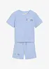 Piqué shirt en korte broek (2-dlg. set) van biologisch katoen, bonprix