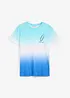 T-shirt met kleurverloop van biologisch katoen, bonprix