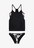 Oversized tankini in layer look (2-dlg. set), bonprix