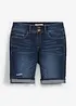 Jeans bermuda mid waist, bonprix