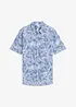 Overhemd met korte mouwen van viscose, bonprix