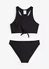 Bikini van gestructureerd materiaal (2-dlg. set), bonprix
