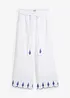 Linnen culotte met riem (2-dlg. set), bonprix