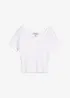 Aansluitend T-shirt van puur biologisch katoen, bonprix