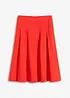 Plooirok van soepele viscose, bonprix