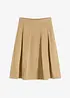 Plooirok van soepele viscose, bonprix