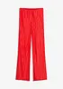 Jersey broek met plissé, bonprix