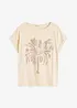 Katoenen shirt met studs applicatie, bonprix