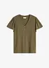 Shirt van viscose met knopen, bonprix
