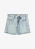 Jeans short mid waist, low stretch, bonprix