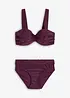 Balconette bikini met gewatteerde bandjes (2-dlg. set), bonprix