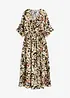 Maxi jurk met pailletten van soepele viscose, bonprix