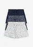 Jersey short van puur biologisch katoen (set van 3), bonprix