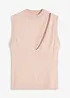 Gebreide top met cut-outs, bonprix