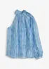 One-shoulder chiffon blouse, bonprix