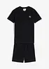 Jongens T-shirt en korte broek van biologisch katoen (2-dlg. set), bonprix